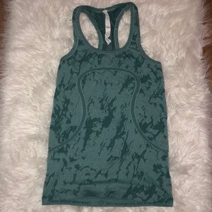 Green lulu lemon tank top